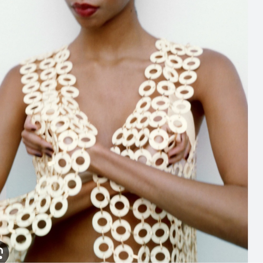 Zara LIMITED EDITION Ring Vest NWT